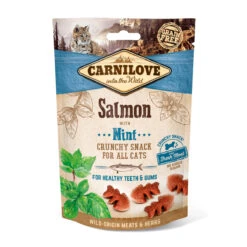 Carnilove Cat Crunchy Snack Salmon With Mint 50g.