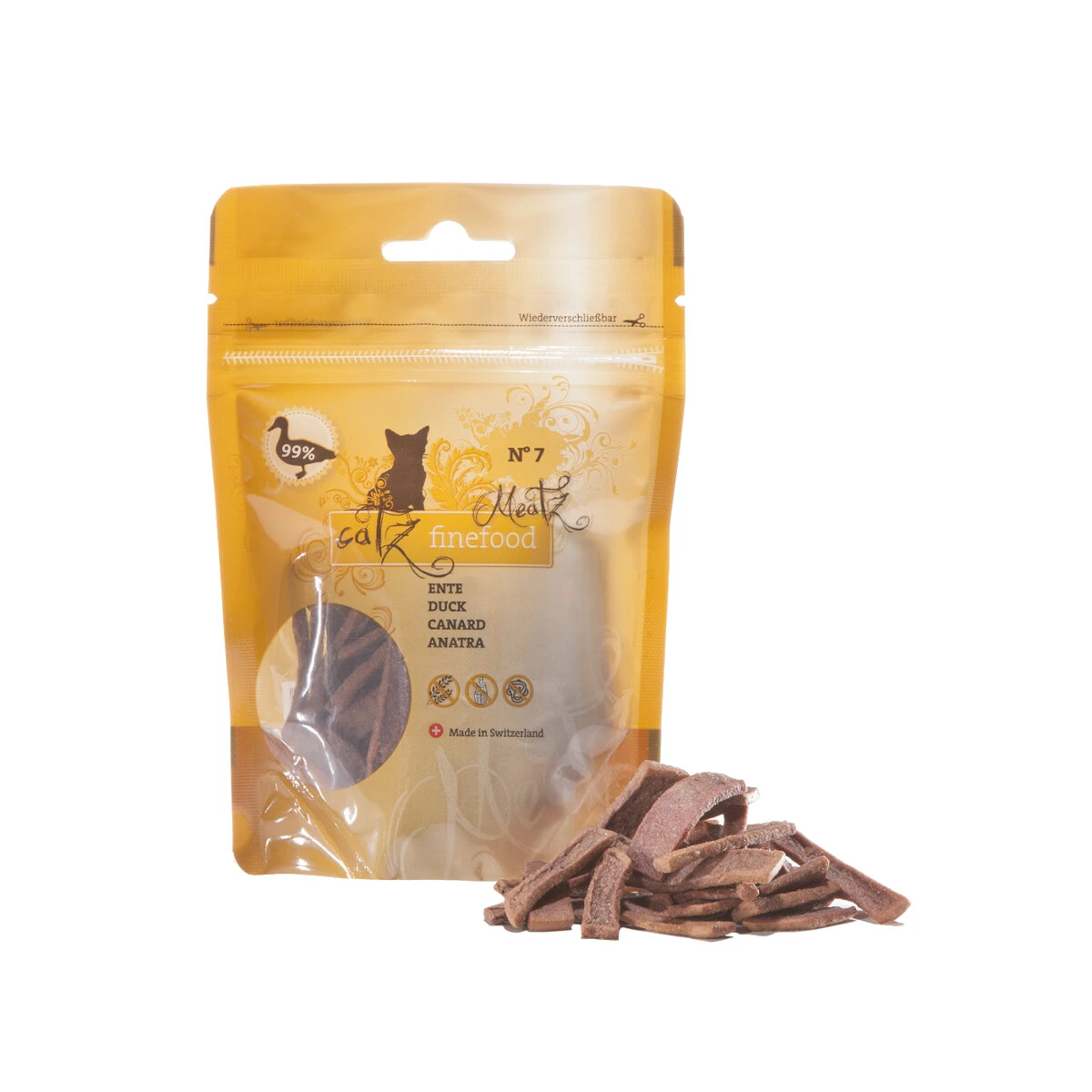 Catz Finefood Meatz No. 7 Ente 45g. 1 Catz Finefood Meatz No. 7 Ente 45g.
