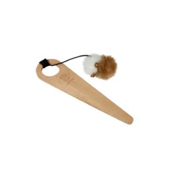 D&D Spielangel Poppy Braun-weiß -Rundum Katz Verkaufsgeschäft dd spielangel poppy braun weiss