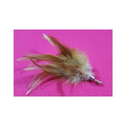 Feder-Anhänger Hahn Braun