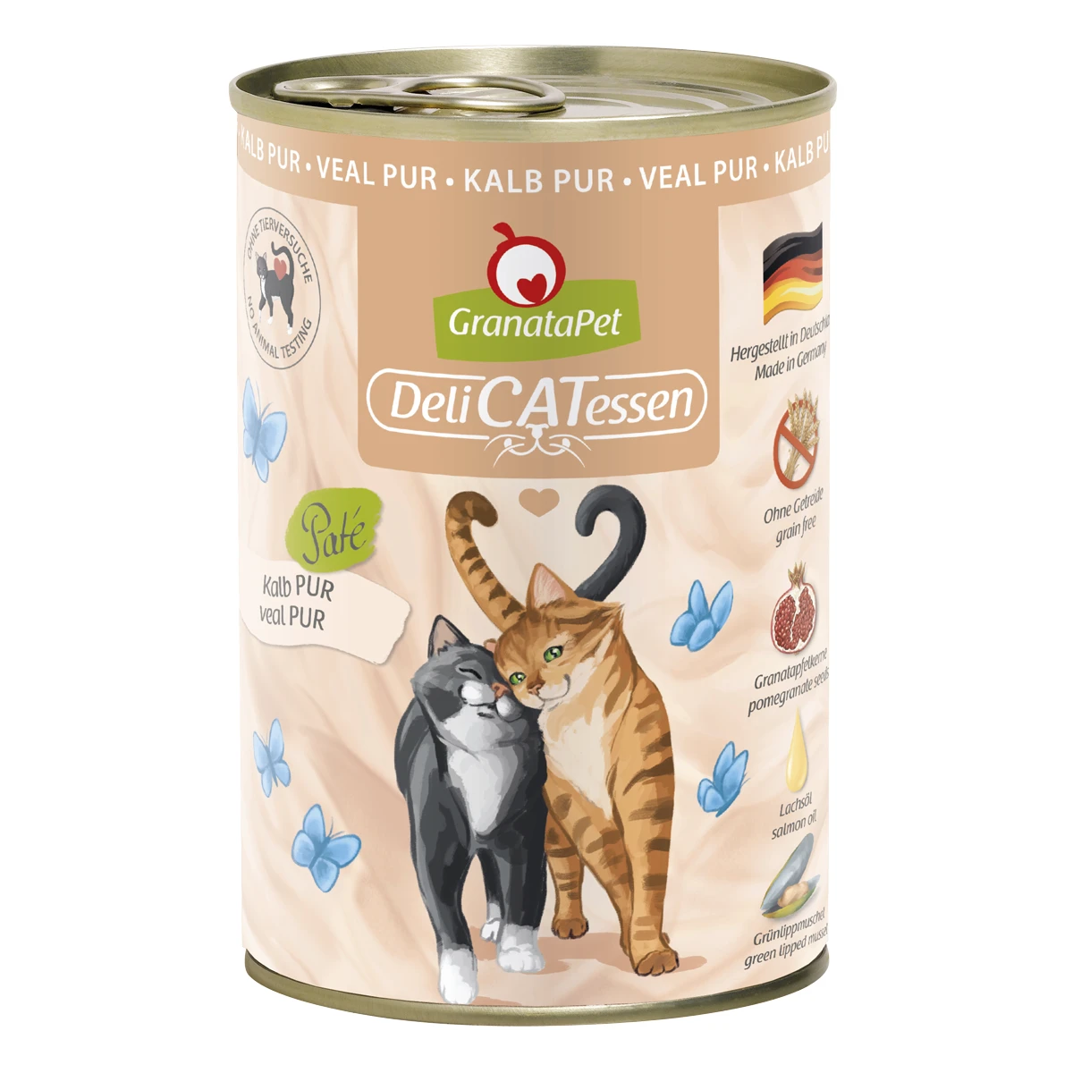 GranataPet Cat Kalb PUR 400g. 1 GranataPet Cat Kalb PUR 400g.
