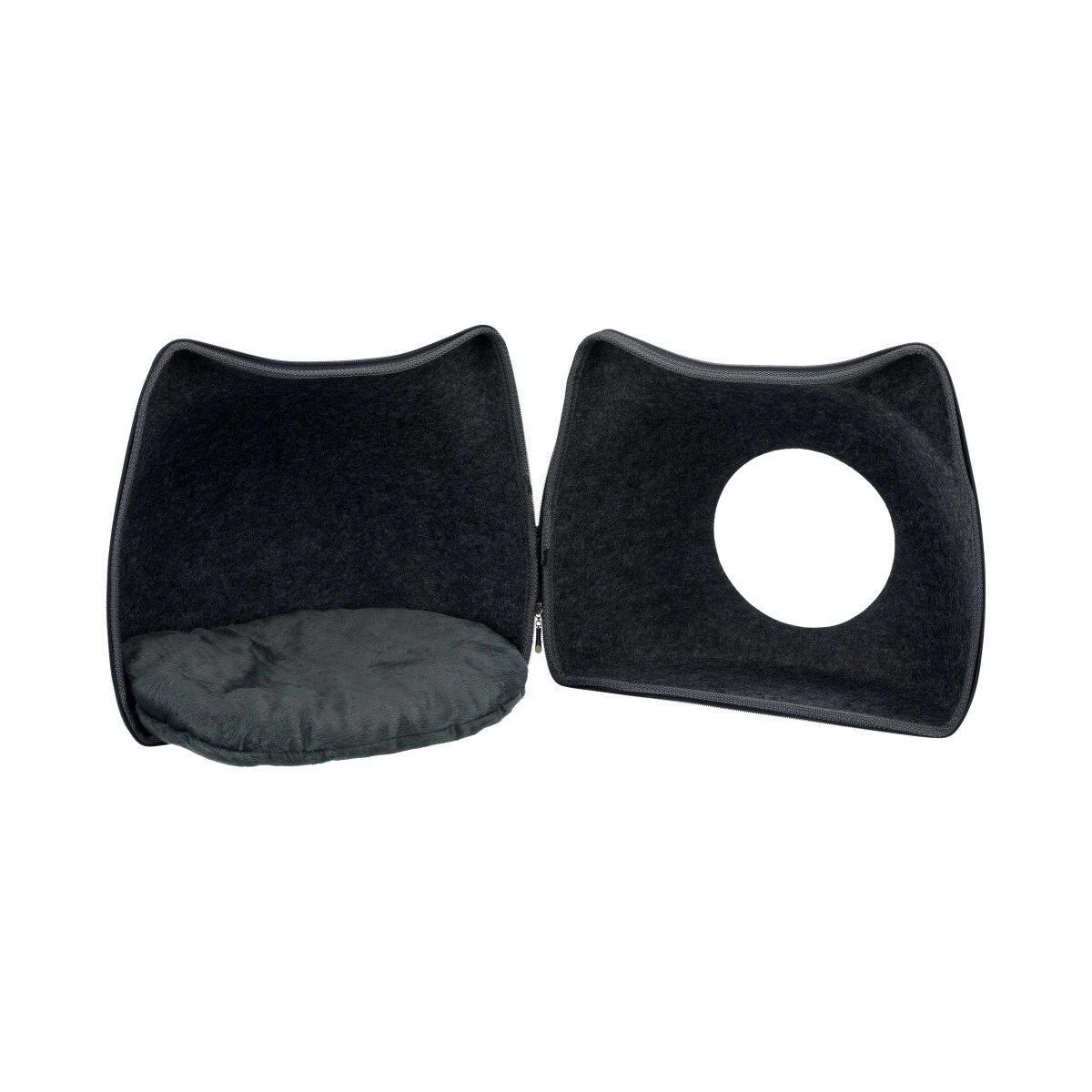 Kuschelhöhle Cat Aus Filz - Anthrazit 3 Kuschelhöhle Cat Aus Filz - Anthrazit – Bild 3