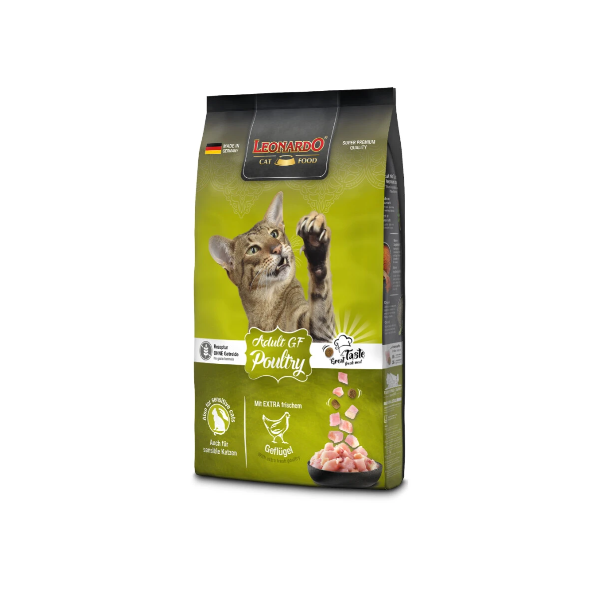 Leonardo Cat Adult Poultry GF 7,5kg. 1 Leonardo Cat Adult Poultry GF 7,5kg.