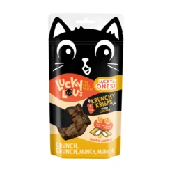 Lucky Lou Krunchy Krisps Huhn 60g. -Rundum Katz Verkaufsgeschäft lucky lou krunchy krisps huhn 60g
