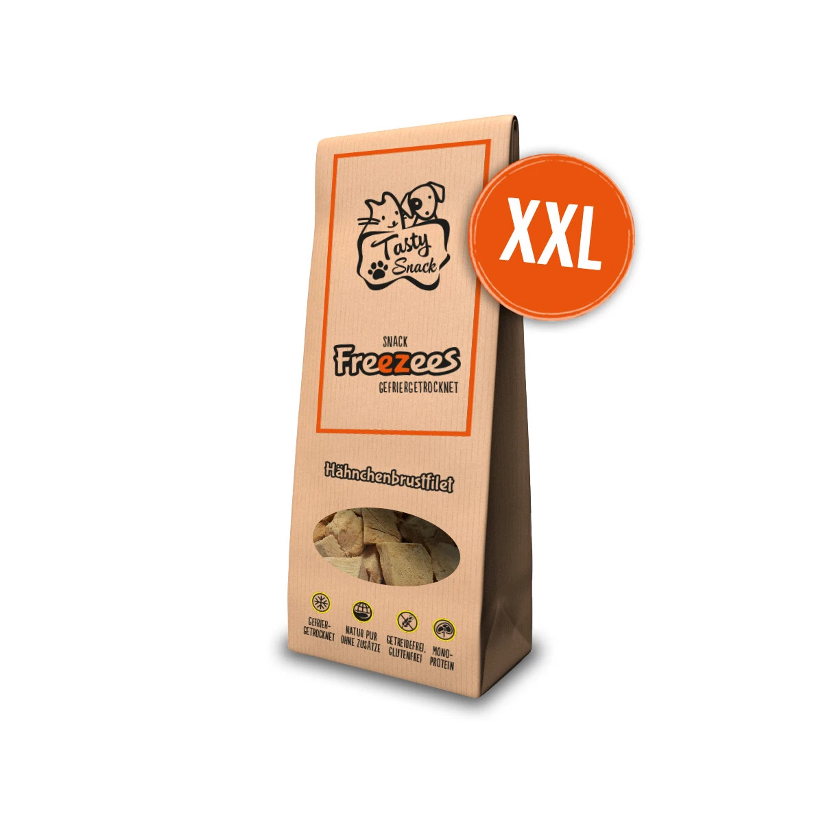 TastySnack Freezees Hähnchenbrustfilet XXL 100g 1 TastySnack Freezees Hähnchenbrustfilet XXL 100g